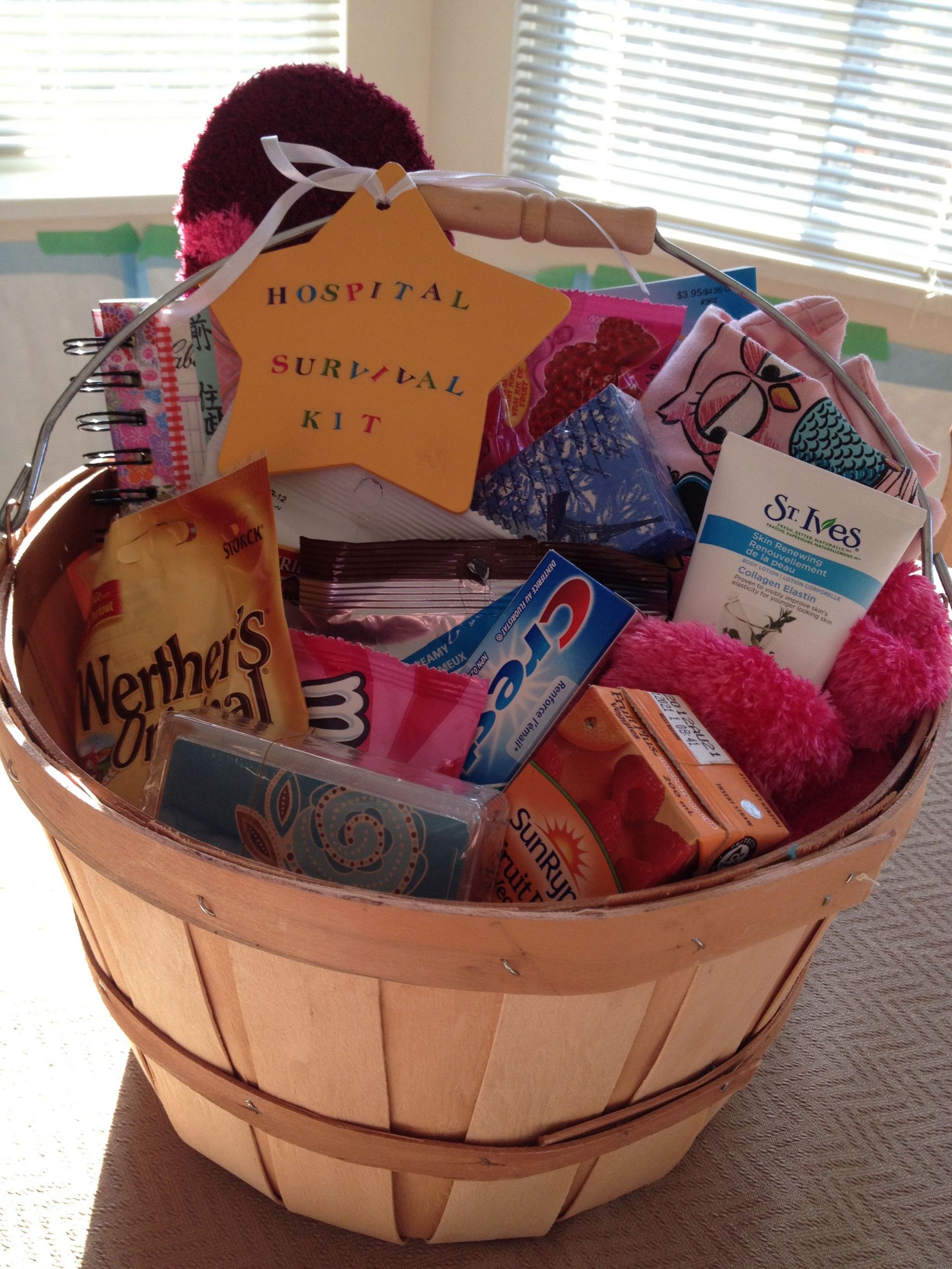 Gift Basket For Child In Hospital
 Hospital Survival Kit