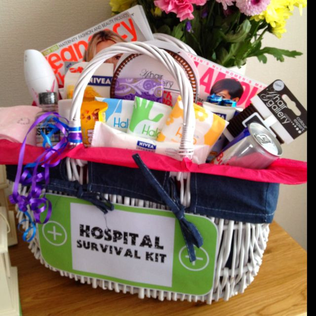 Gift Basket For Child In Hospital
 Hospital Survival Kit I made this for my expecting