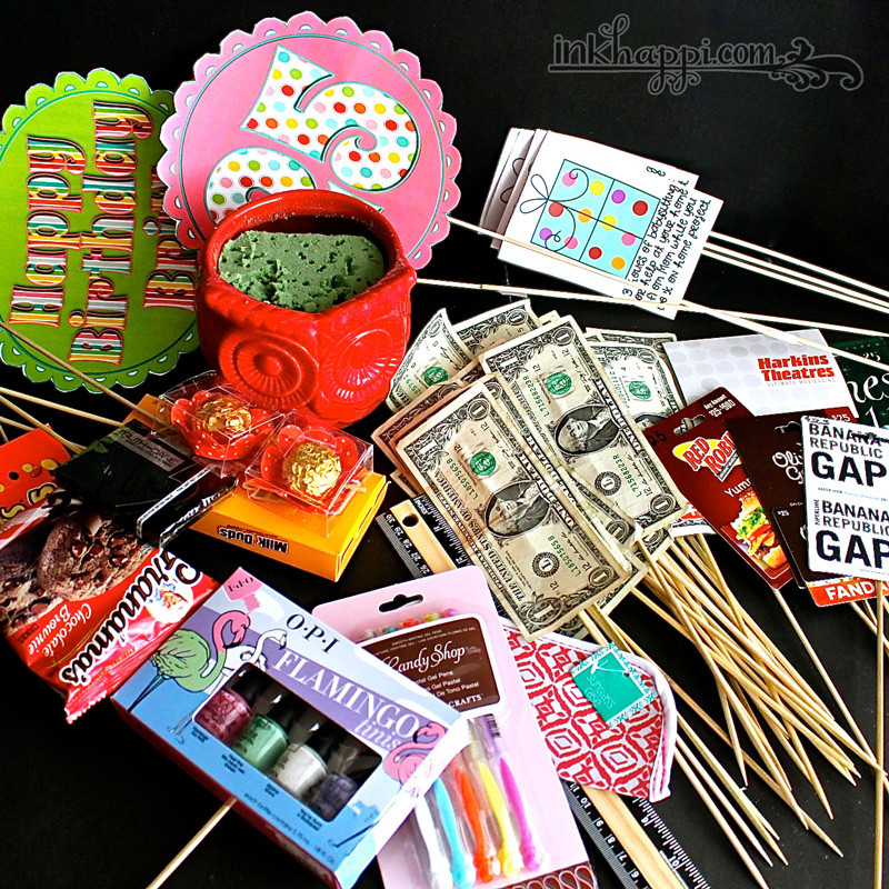 Gift Basket Ideas For Birthdays
 Birthday Gift Basket Idea with Free Printables inkhappi