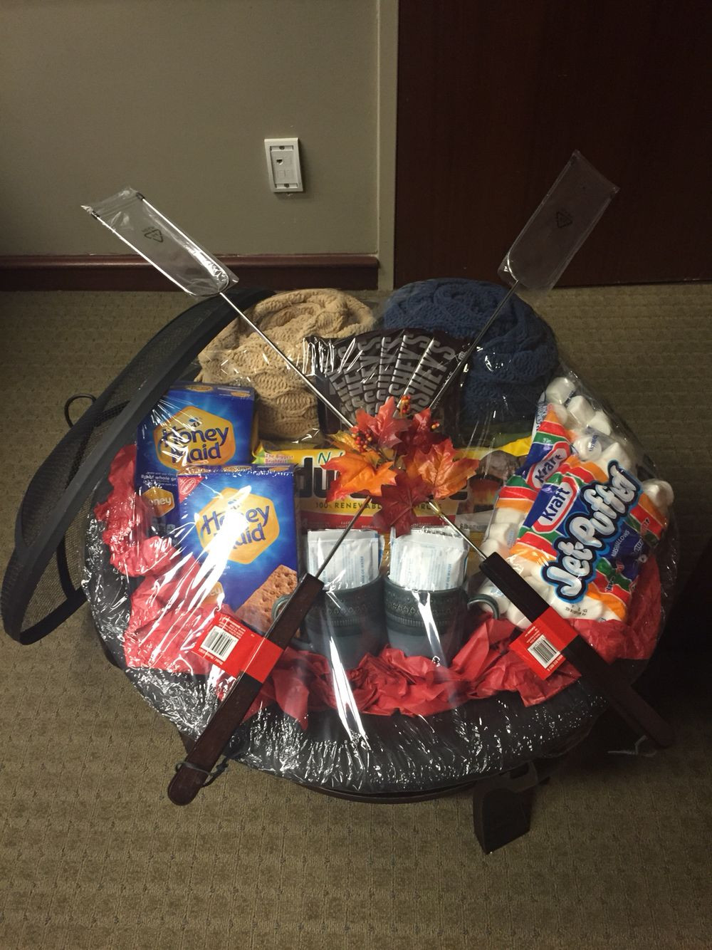 Gift Basket Ideas For Fundraisers
 Fire pit basket for silent auction
