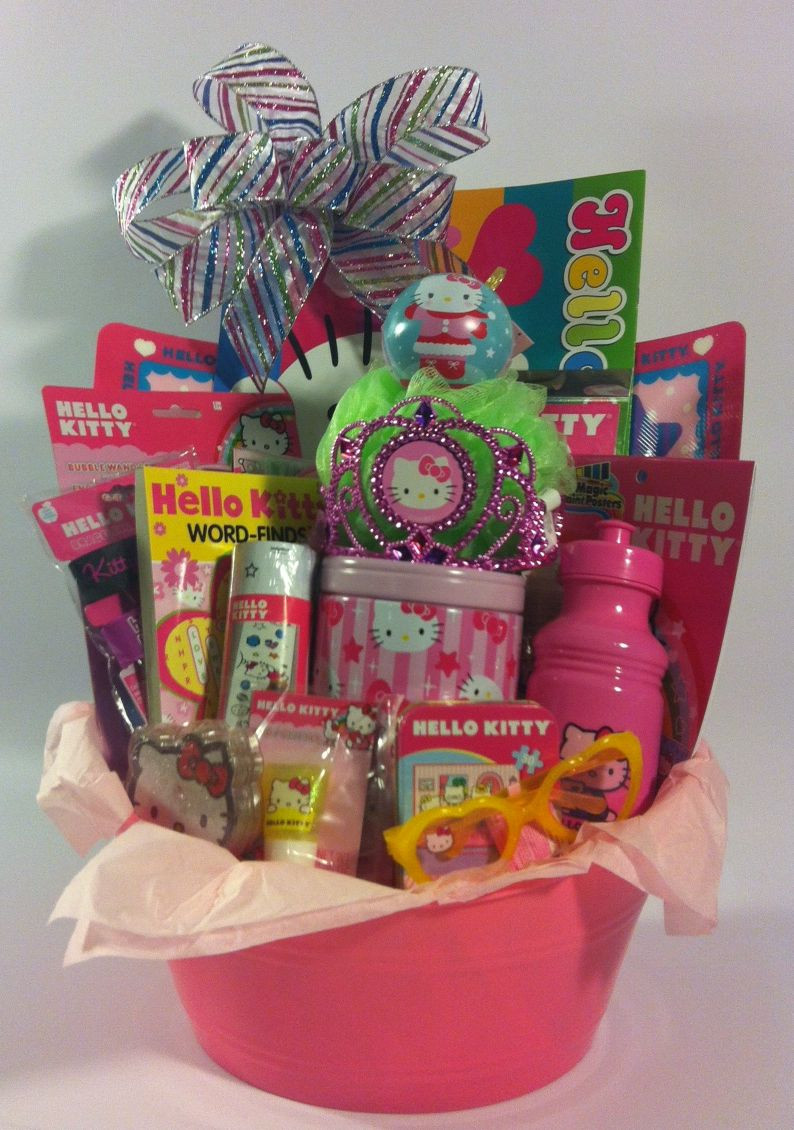 Gift Basket Ideas For Girls
 Ultimate Hello Kitty Gift Basket for Girls Ages 3 10