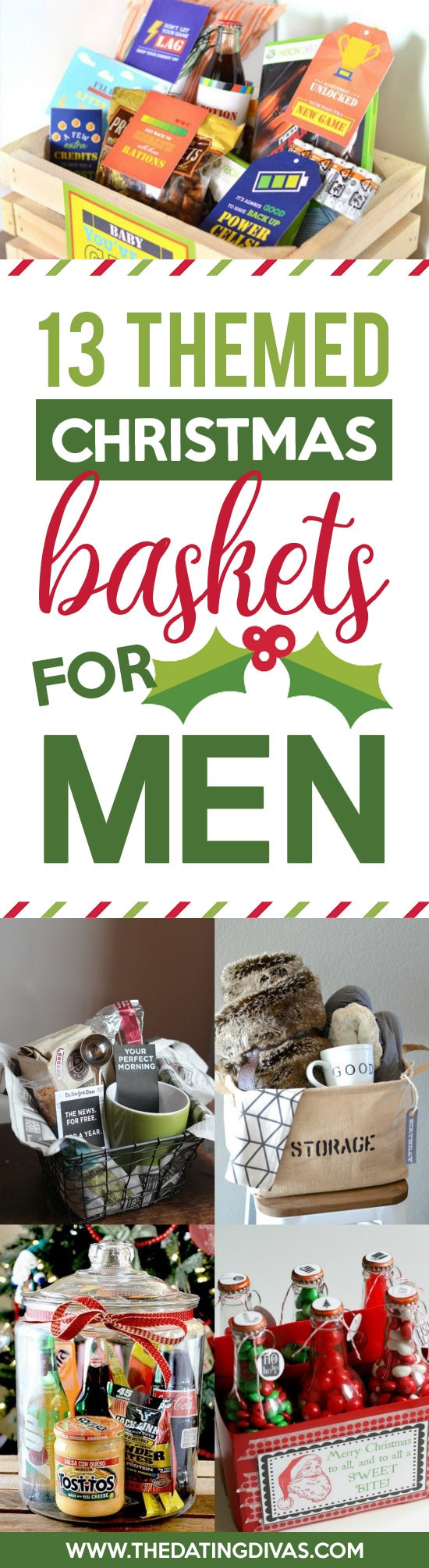 Gift Basket Ideas For Guys
 50 Themed Christmas Basket Ideas The Dating Divas