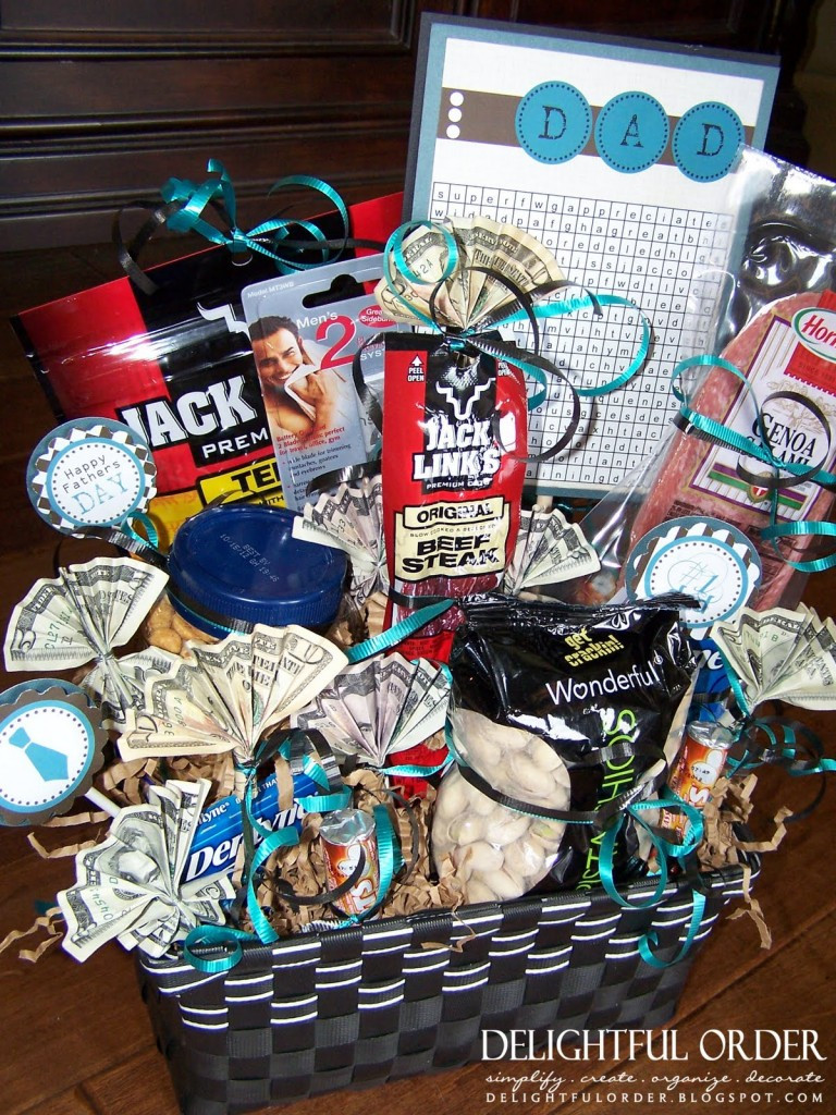 Gift Basket Ideas For Men
 DIY Valentine s Day Gift Baskets For Him Darling Doodles