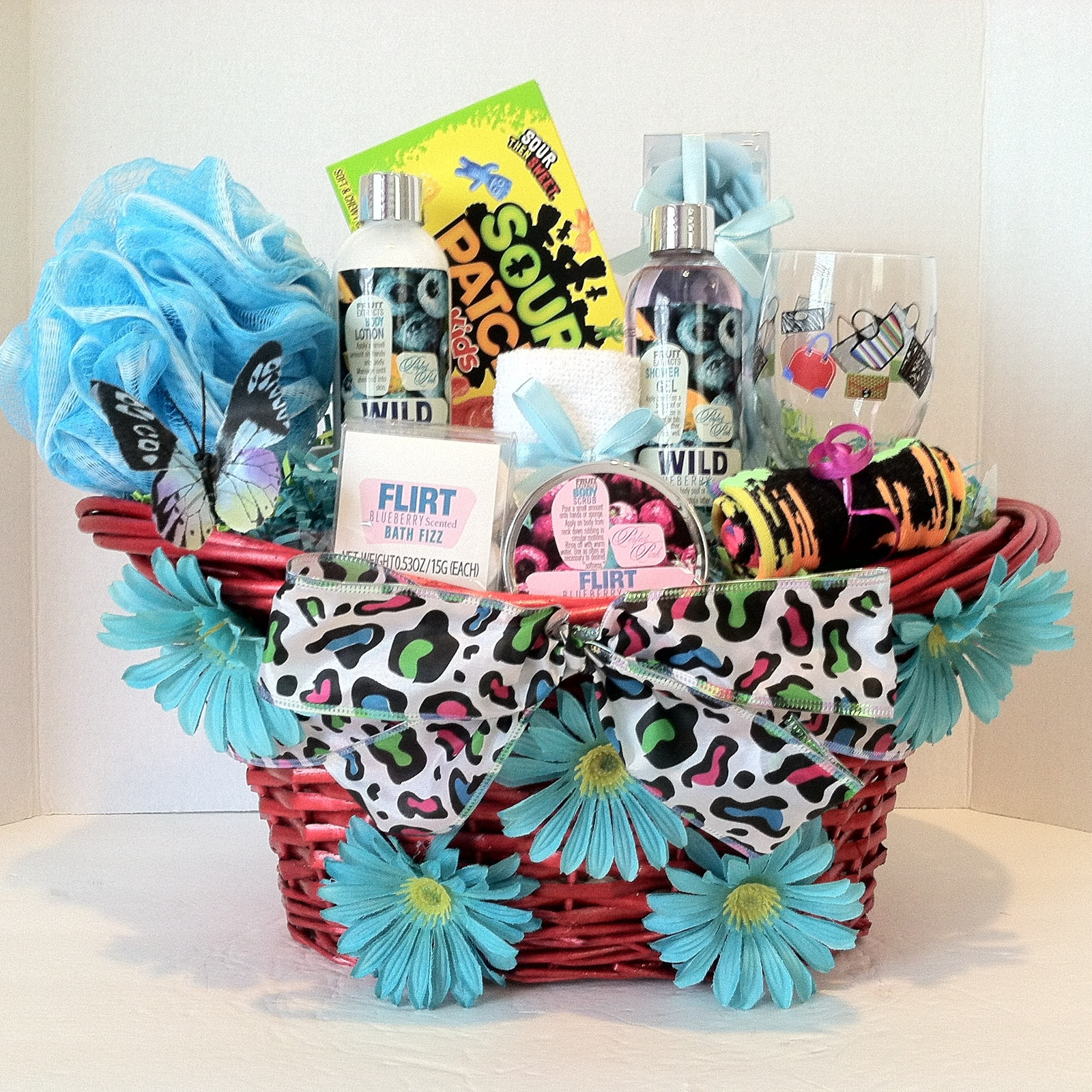 Gift Basket Ideas For Teenage Girls
 Easter Birthday Spa Teen Gift Basket Blueberry Gift