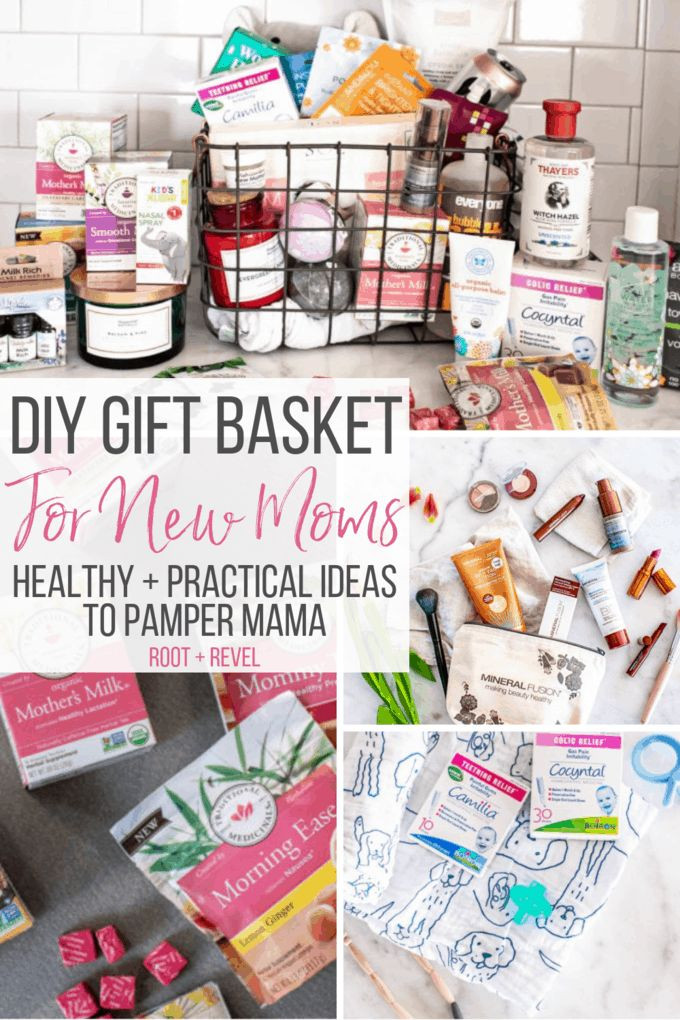 Gift Basket Ideas New Moms
 New Mom Gift Basket Healthy Practical Ideas to Pamper