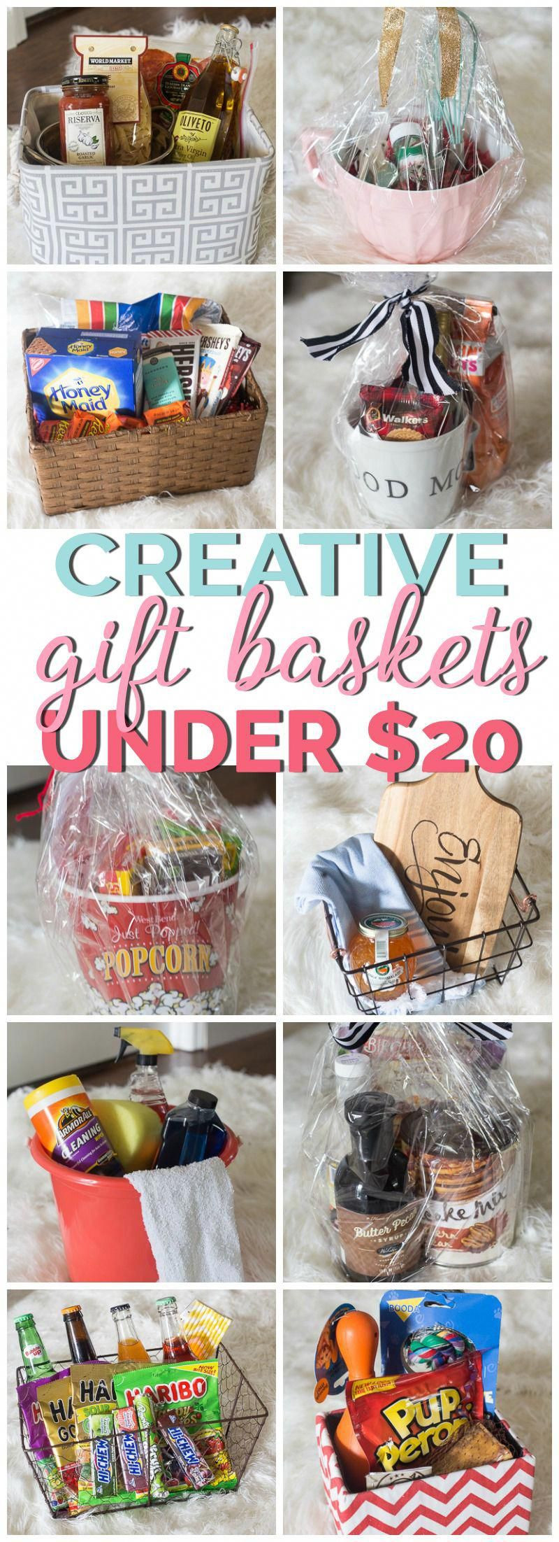 Gift Basket Ideas Under $20
 Creative Gift Basket Ideas all under $20 diy tbaskets