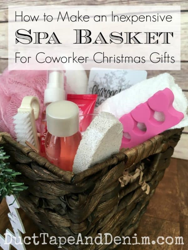Gift Baskets For Coworkers Ideas
 How to Make an Inexpensive Spa Basket for Coworker