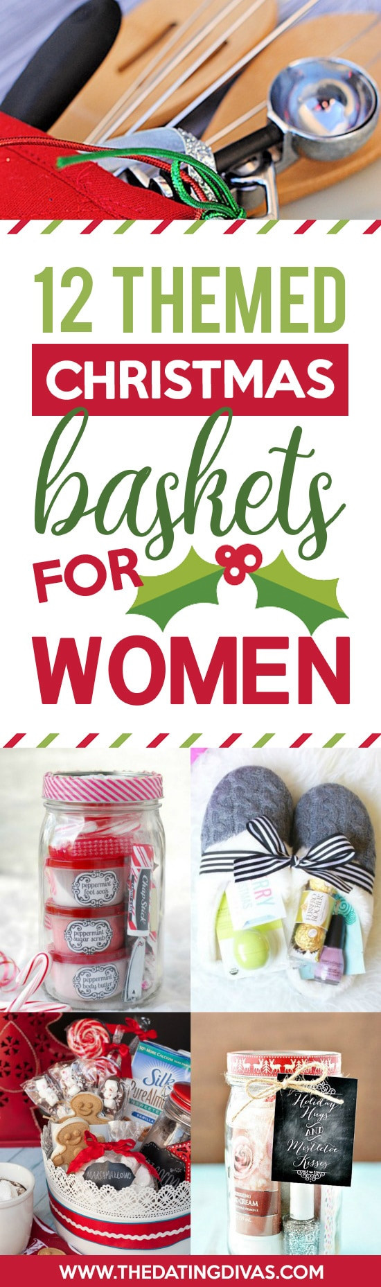 Gift Baskets Ideas For Girls
 50 Themed Christmas Basket Ideas The Dating Divas