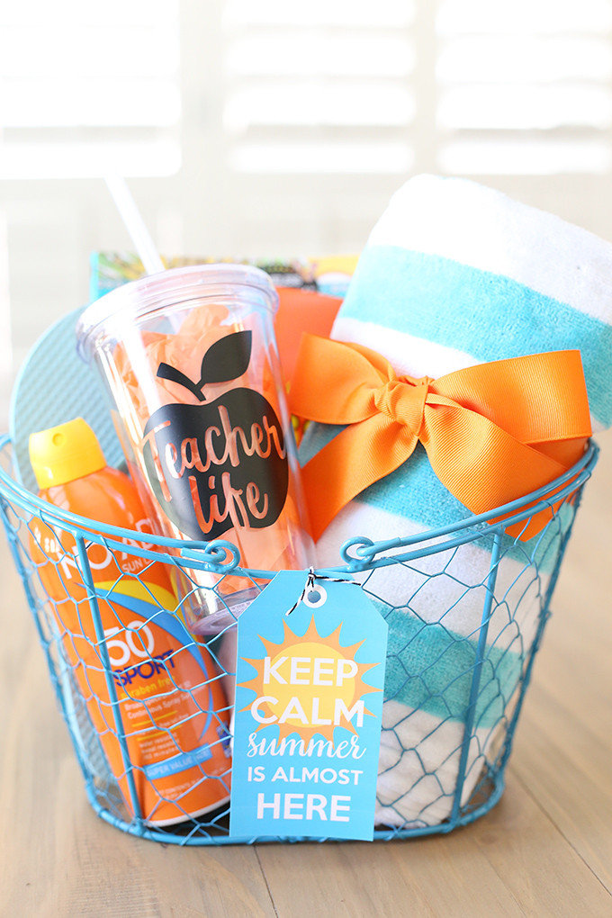 Gift Baskets Ideas For Teachers
 Craft Keep Calm Summer Teacher Gift Idea See Vanessa Craft