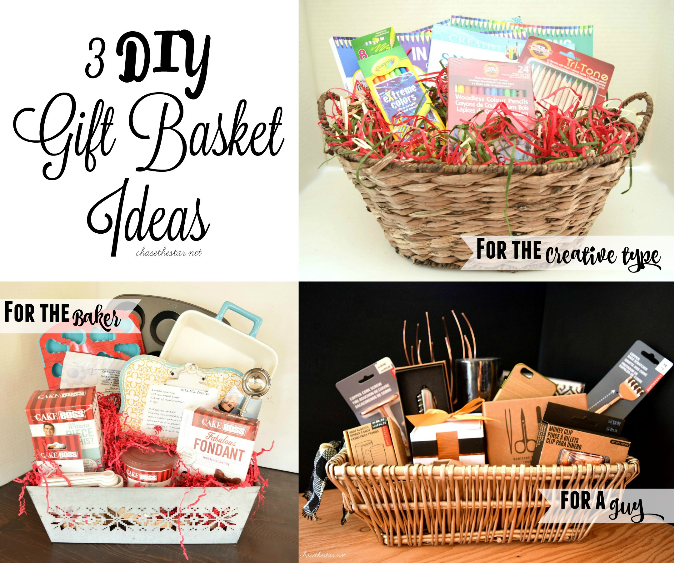 Gift Baskets Ideas
 3 DIY Gift Basket Ideas