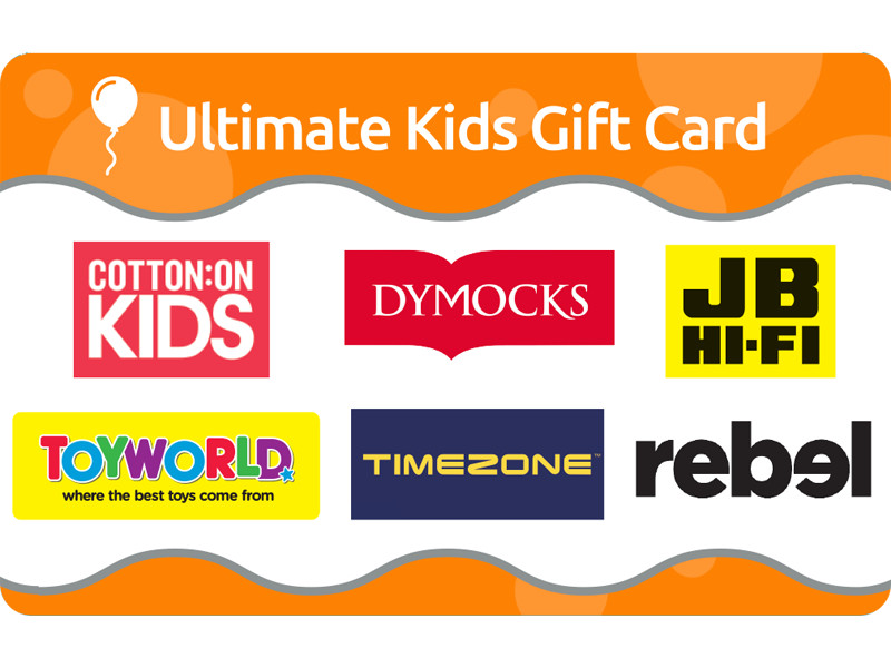 Gift Card For Child
 $30 Ultimate Kids Gift Card Shopping