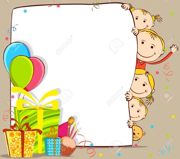 Gift Card For Child
 72 Birthday Card Templates PSD AI EPS