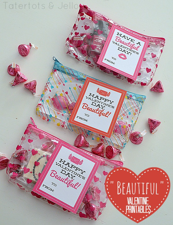 Gift Card Ideas For Girls
 "Beautiful" Valentine s Day Printables Tween or Teen