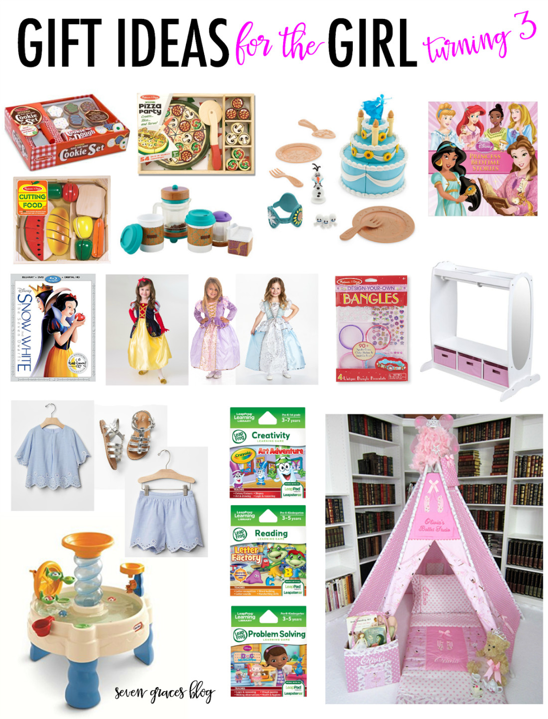 Gift For Girls Ideas
 Gift Ideas for the Girl Turning Three Seven Graces