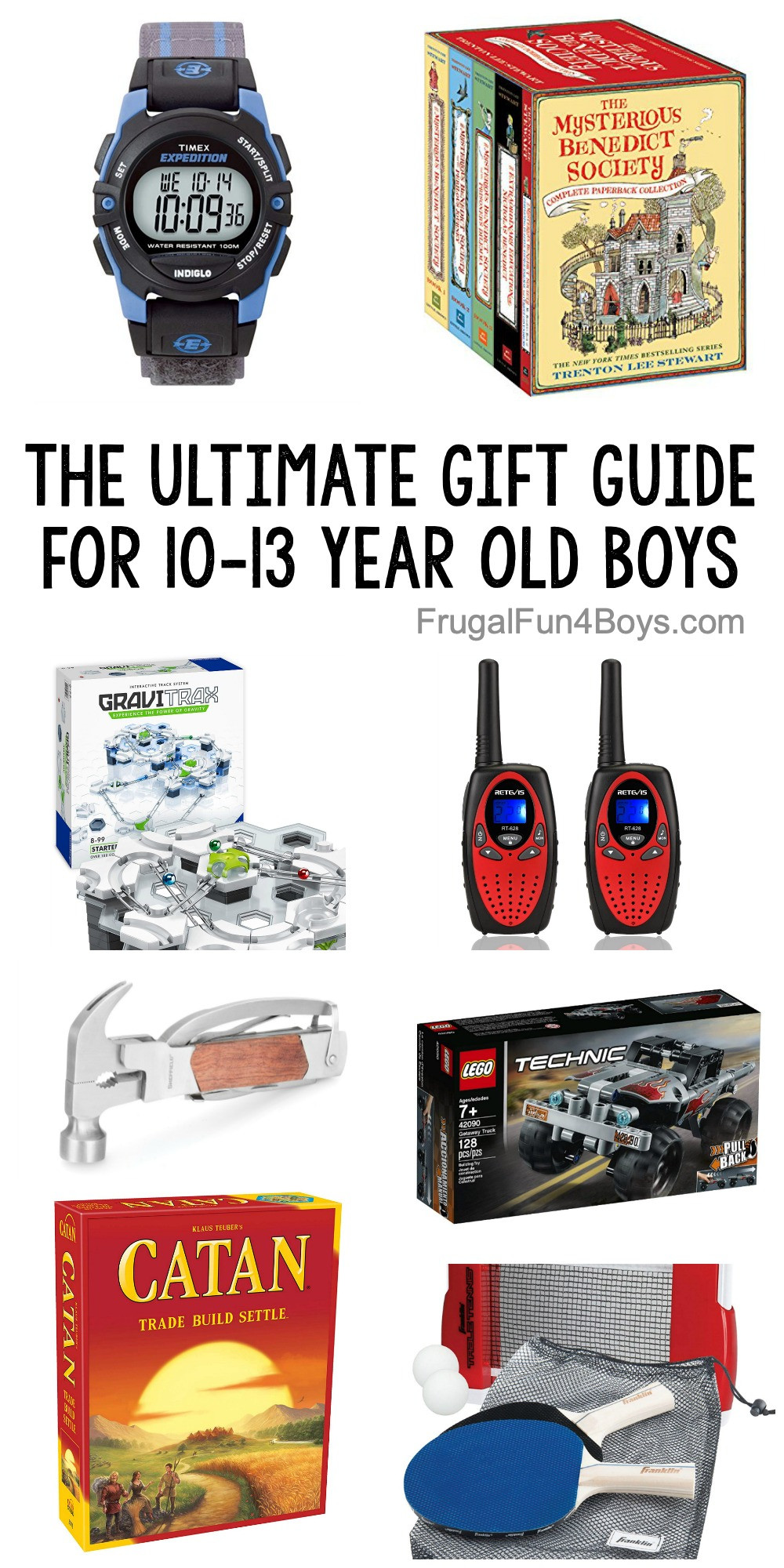 Gift Ideas 13 Year Old Boys
 Gift Ideas for 10 to 13 Year Old Boys Frugal Fun For