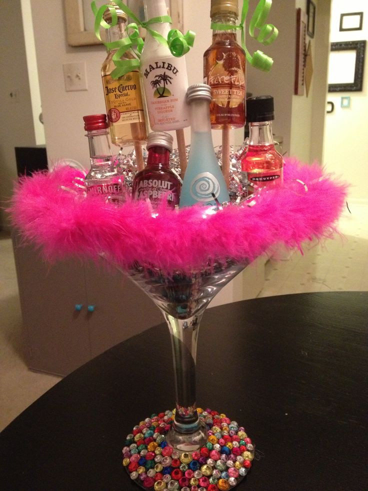 Gift Ideas For 21St Birthday Girl
 89 best images about Bedazzled Booze Bottles and other DIY