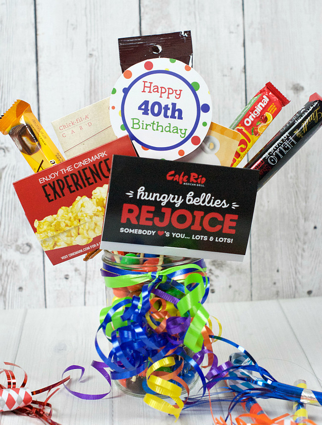 Gift Ideas For 40th Birthday
 40th Birthday Gifts Gift Card Bouquet – Fun Squared