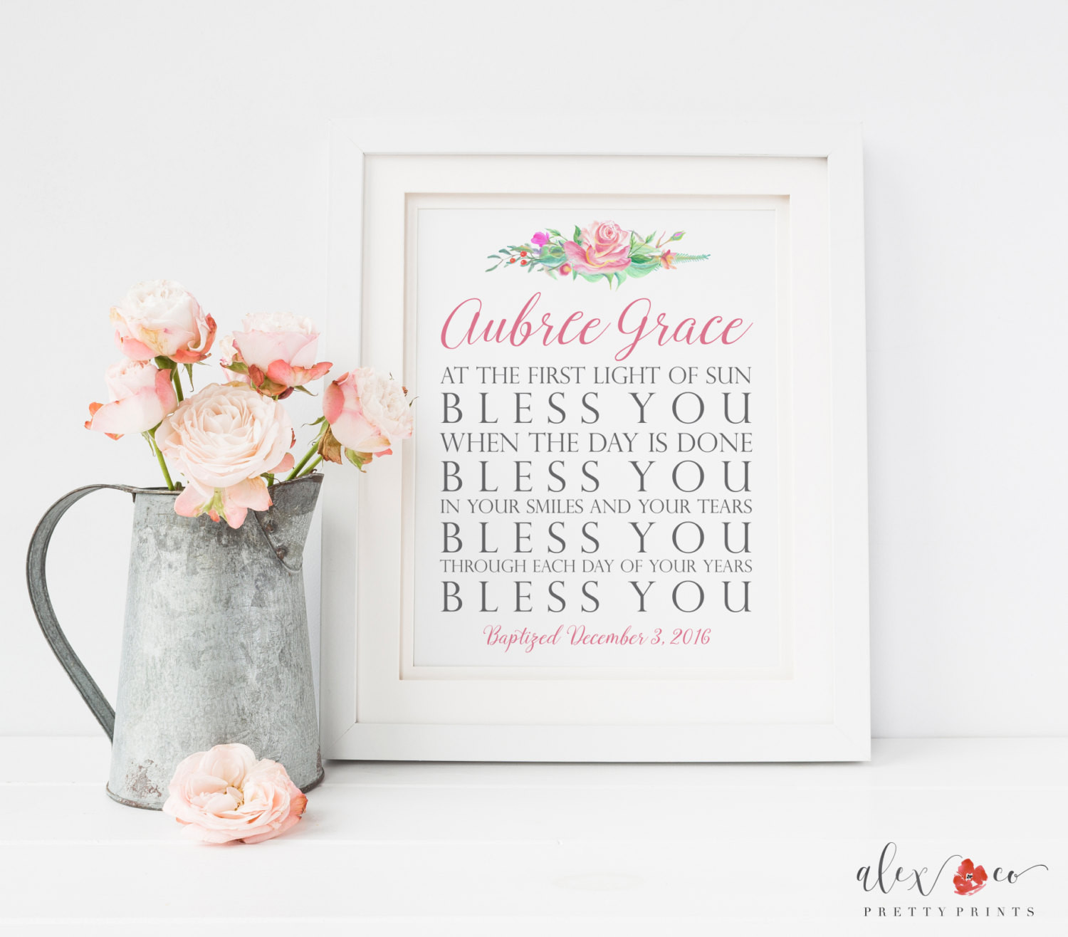 Gift Ideas For A Baby'S Baptism
 Baptism Printable Baby Girl Baptism Gift Baptism Gifts for