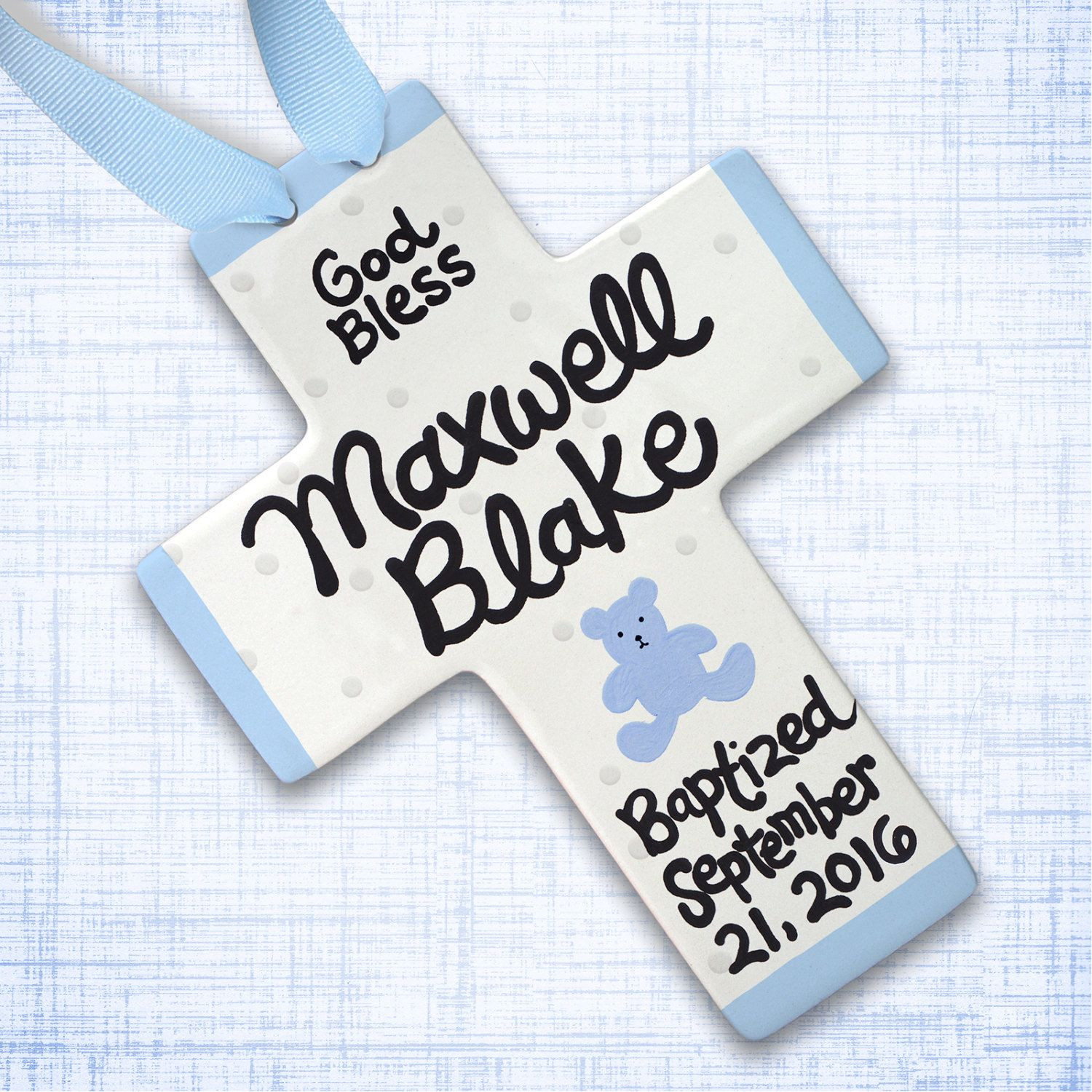 Gift Ideas For Baby Boy Baptism
 Baptism Gift Christening Gift for Boys Personalized