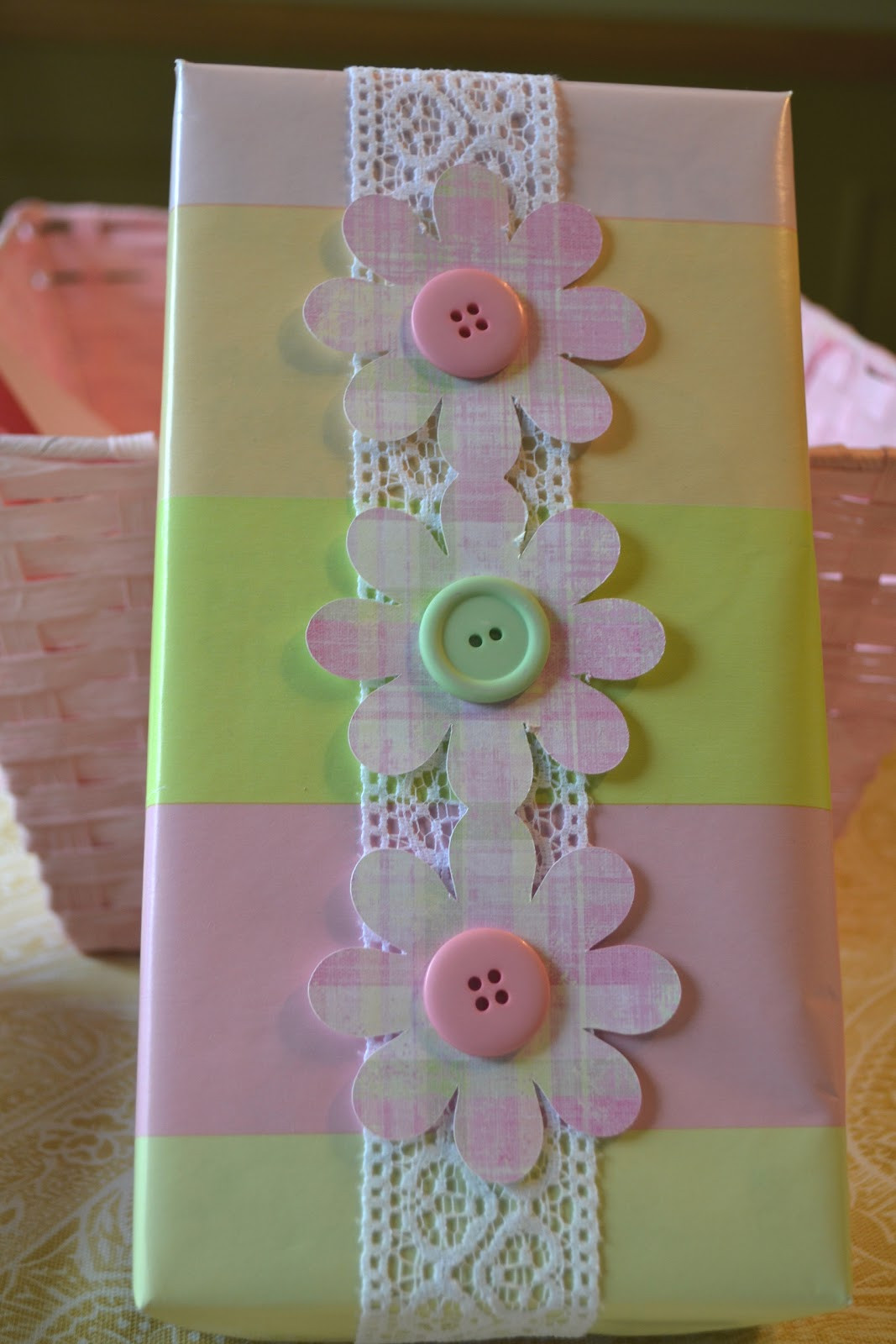 Gift Ideas For Baby Showers
 Corner of Plaid and Paisley Baby Shower Gift Wrap