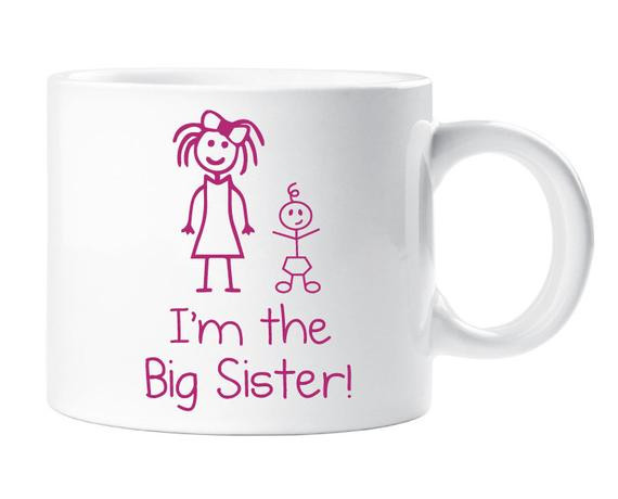 Gift Ideas For Big Sister When Baby Is Born
 Kids Smug Mug Im The Big Sister Gift Idea Childrens New Baby