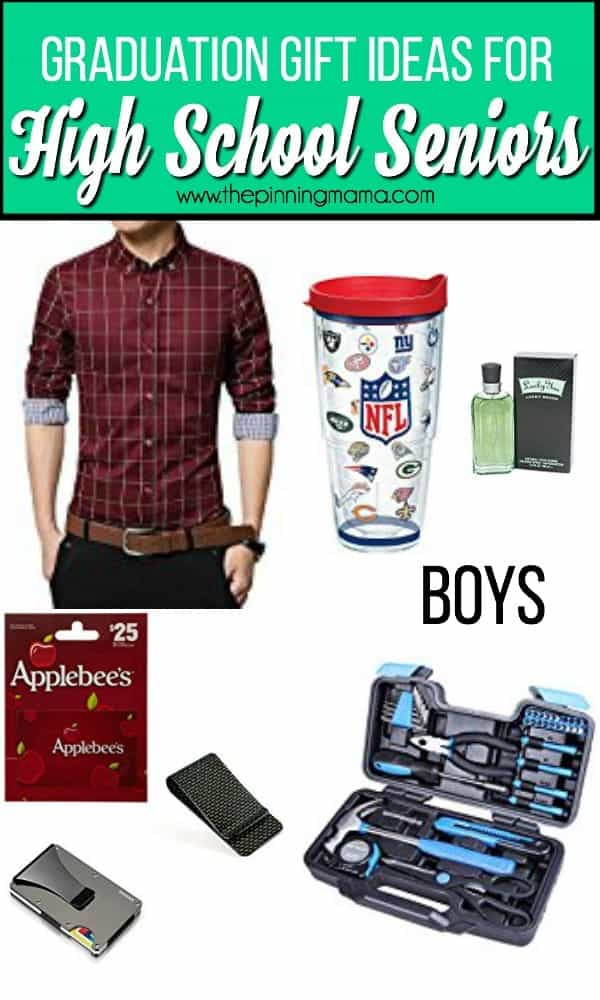 Gift Ideas For Boy High School Graduation
 High School Graduation Gift ideas • The Pinning Mama