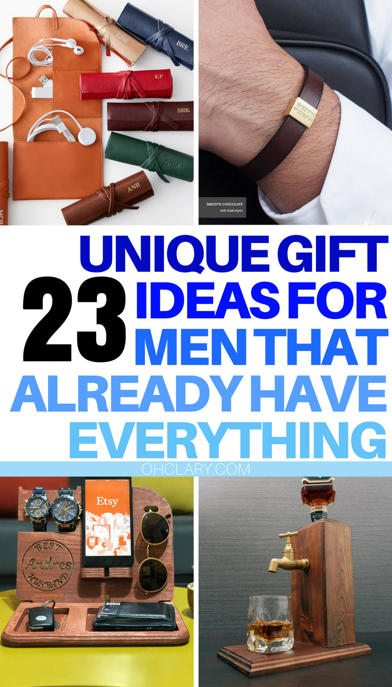 Gift Ideas For Boyfriend Who Has Everything
 24 Unique Gift Ideas for Men Who Have Everything 2019