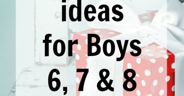 Gift Ideas For Boys Age 7
 Great Gift Ideas for Boys Ages 6 7 8