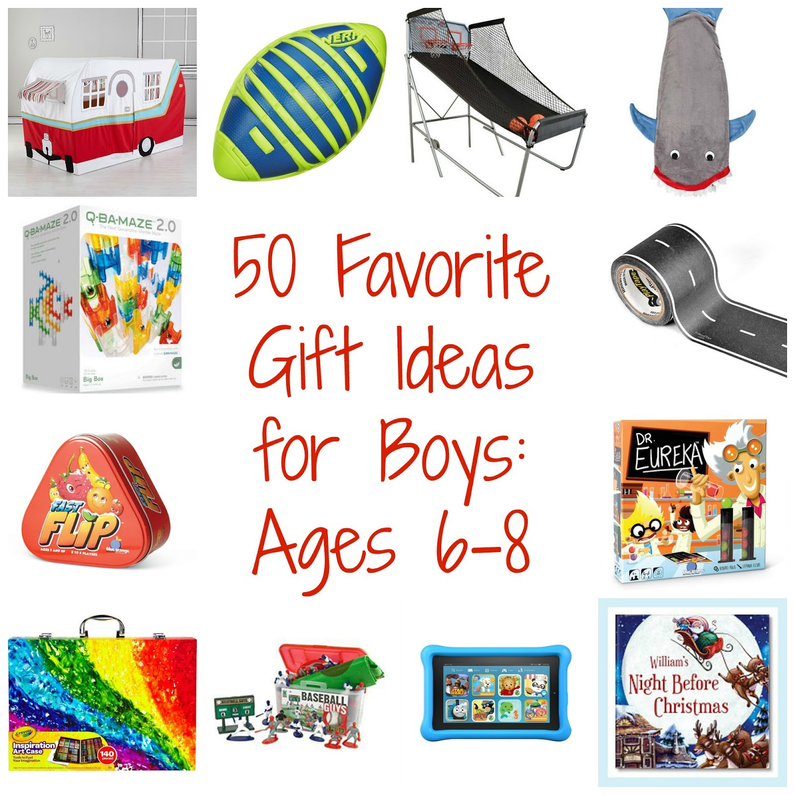 Gift Ideas For Boys
 50 Favorite Gift Ideas for Boys Ages 6 8 The Chirping Moms