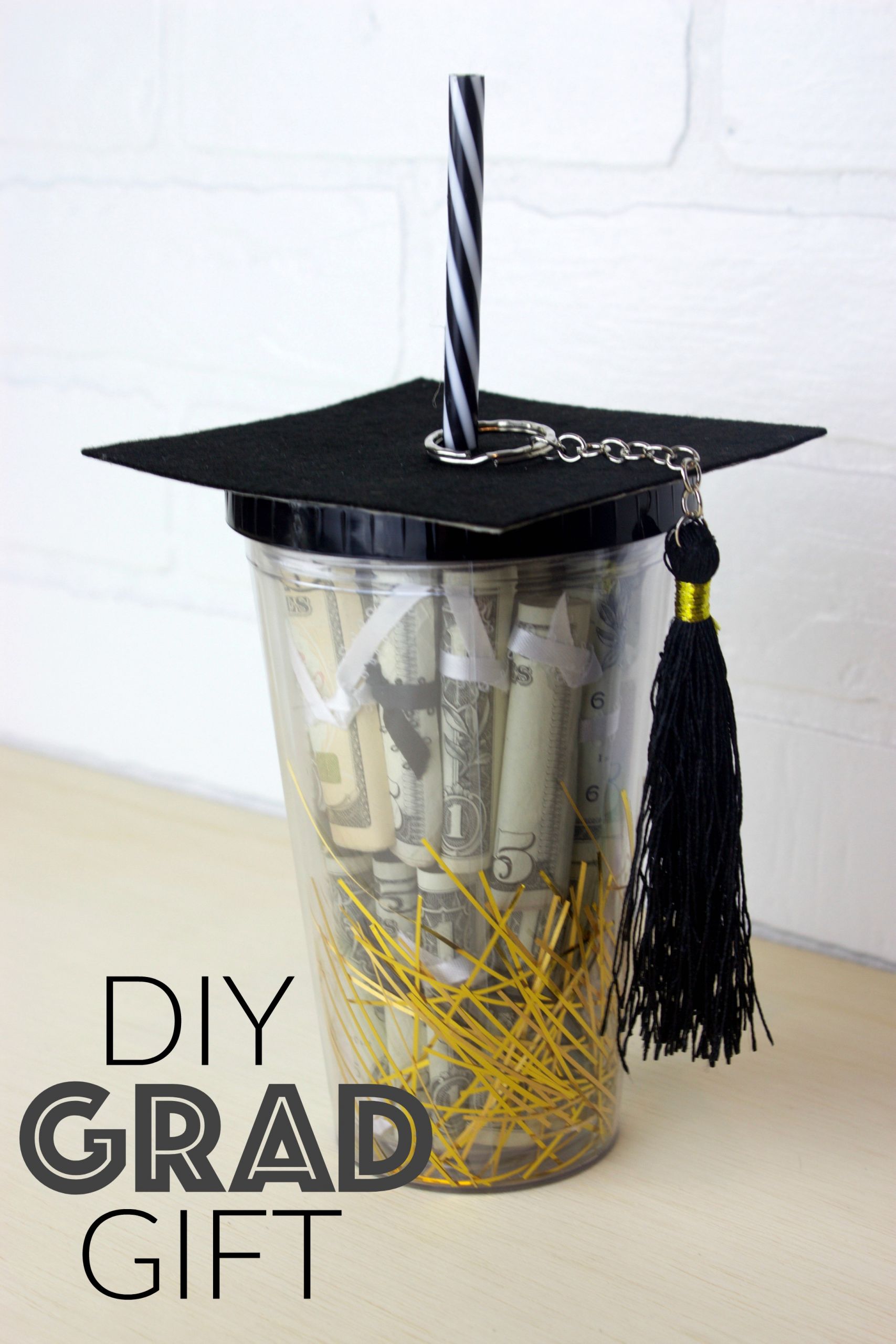 Gift Ideas For College Graduation
 DIY Graduation Gift in a Cup