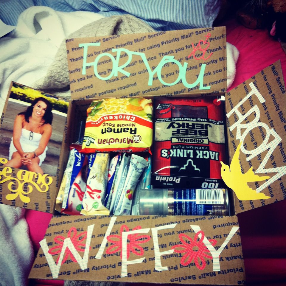 Gift Ideas For Deployed Boyfriend
 Care Package Ideas For Boyfriend