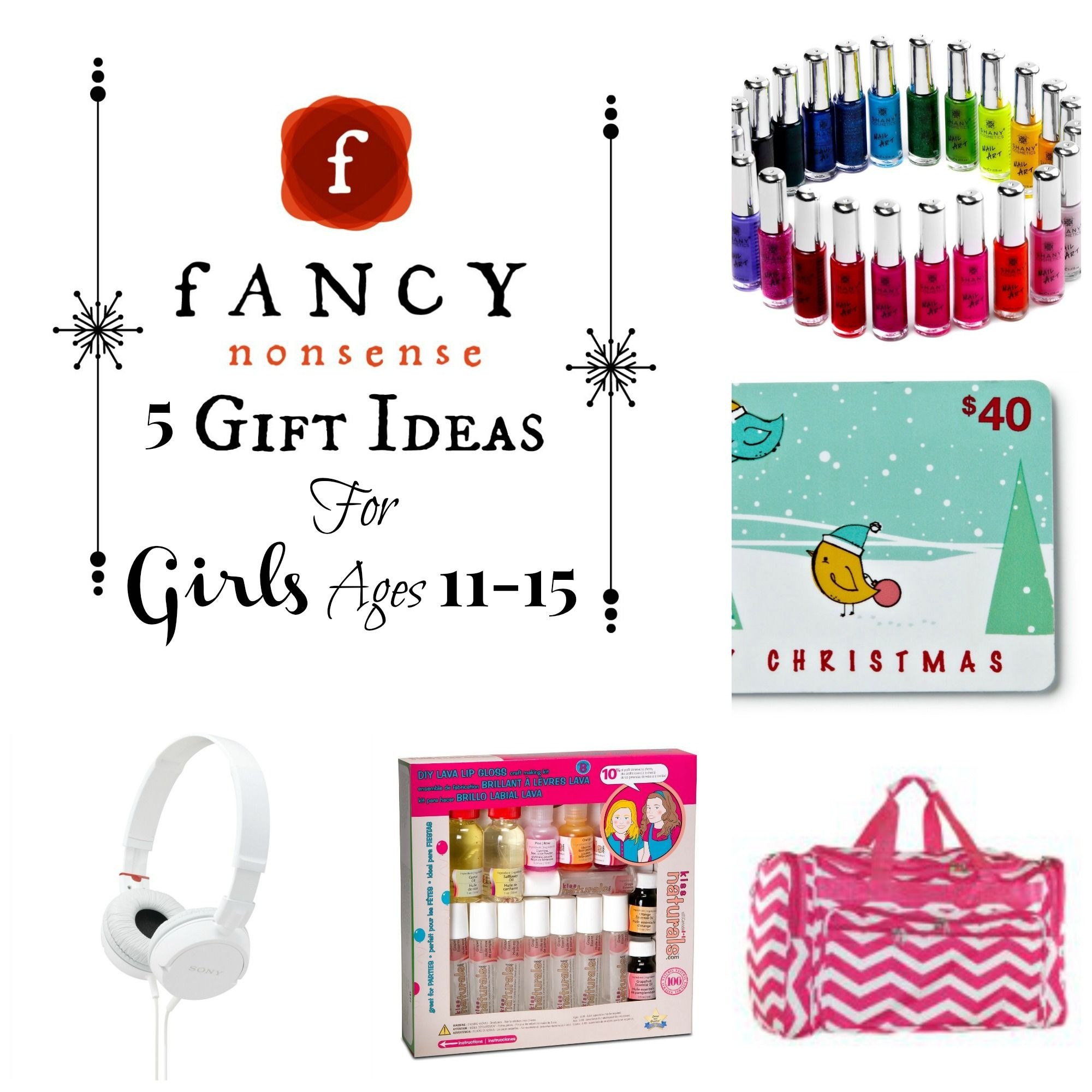 Gift Ideas For Girls Age 11
 5 Gift Ideas For Girls Ages 11 15