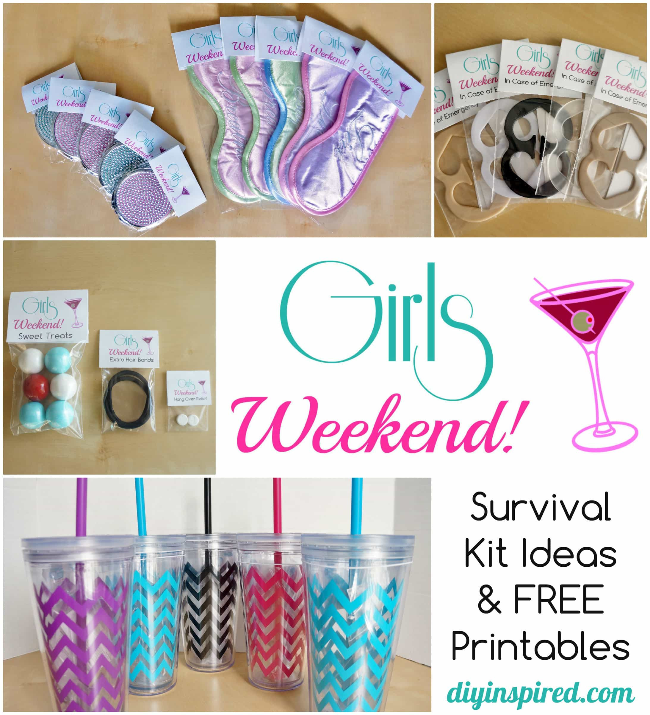 Gift Ideas For Girls Weekend
 DIY Bachelorette Party Favor Ideas FREE Printable DIY