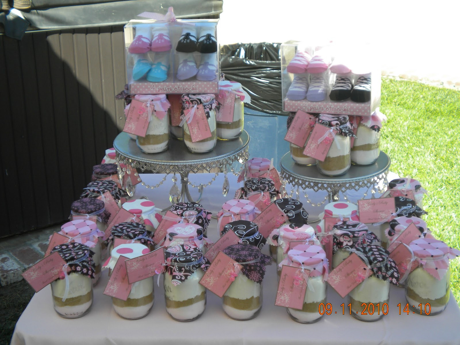 Gift Ideas For Guests At Baby Shower
 Happily Ever After Designs Pink and Brown Baby Shower