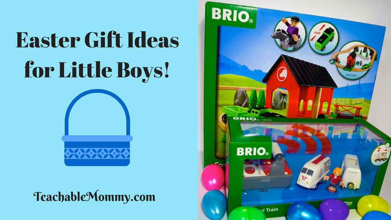 Gift Ideas For Little Boys
 Easter Gift Ideas for Little Boys Teachable Mommy