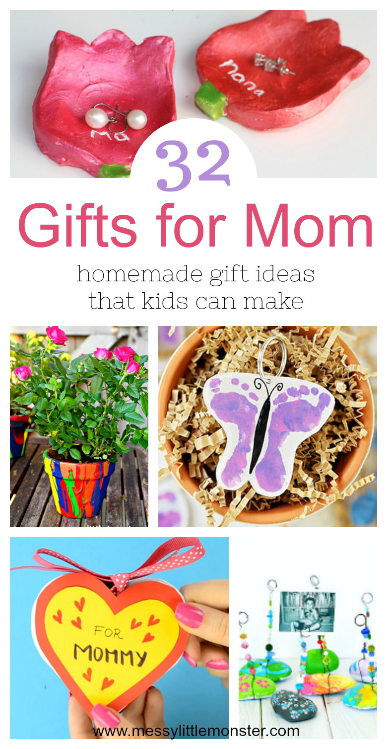 Gift Ideas For Mom Birthday
 Gifts for Mom from Kids – homemade t ideas that kids