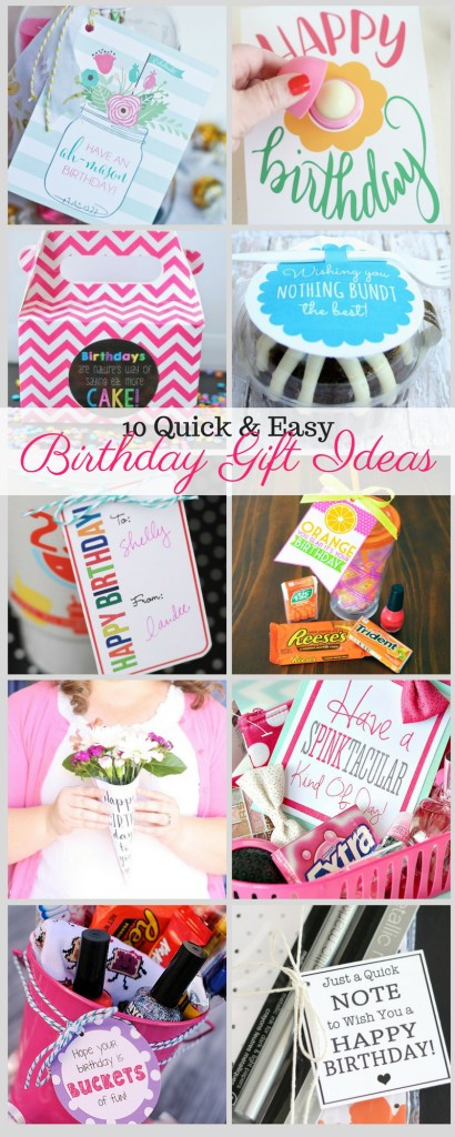 Gift Ideas For Mom'S Birthday
 10 Quick and Easy Birthday Gift Ideas Liz on Call
