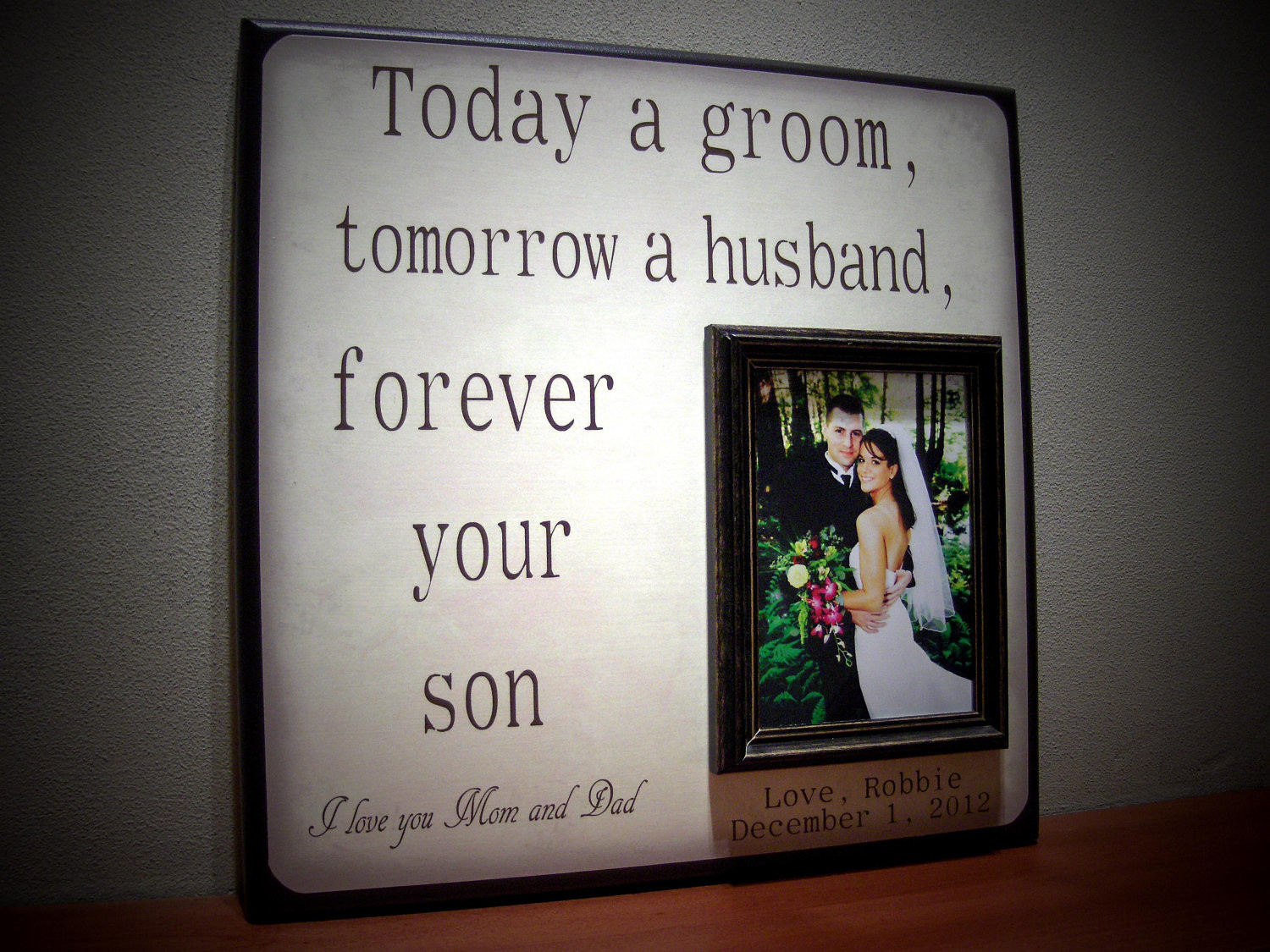 Gift Ideas For Mother Of The Bride And Groom
 Mother of the Groom Gift Father of the Groom by