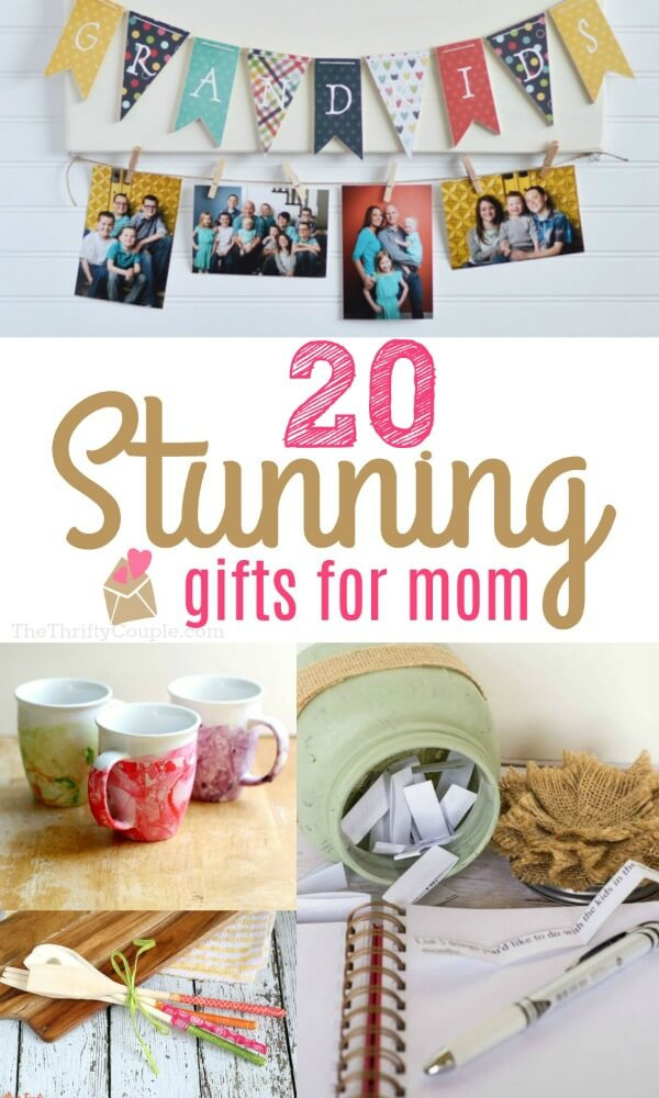 Gift Ideas For Mother'S Birthday
 20 Stunning DIY Gift Ideas for Mom The Thrifty Couple