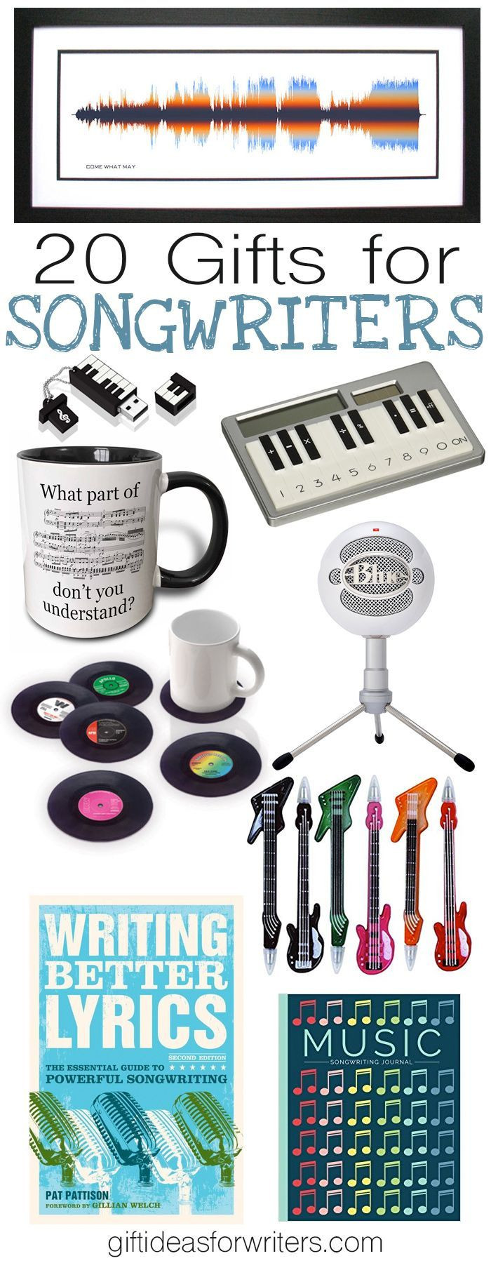 Gift Ideas For Musician Boyfriend
 20 Gifts for Songwriters