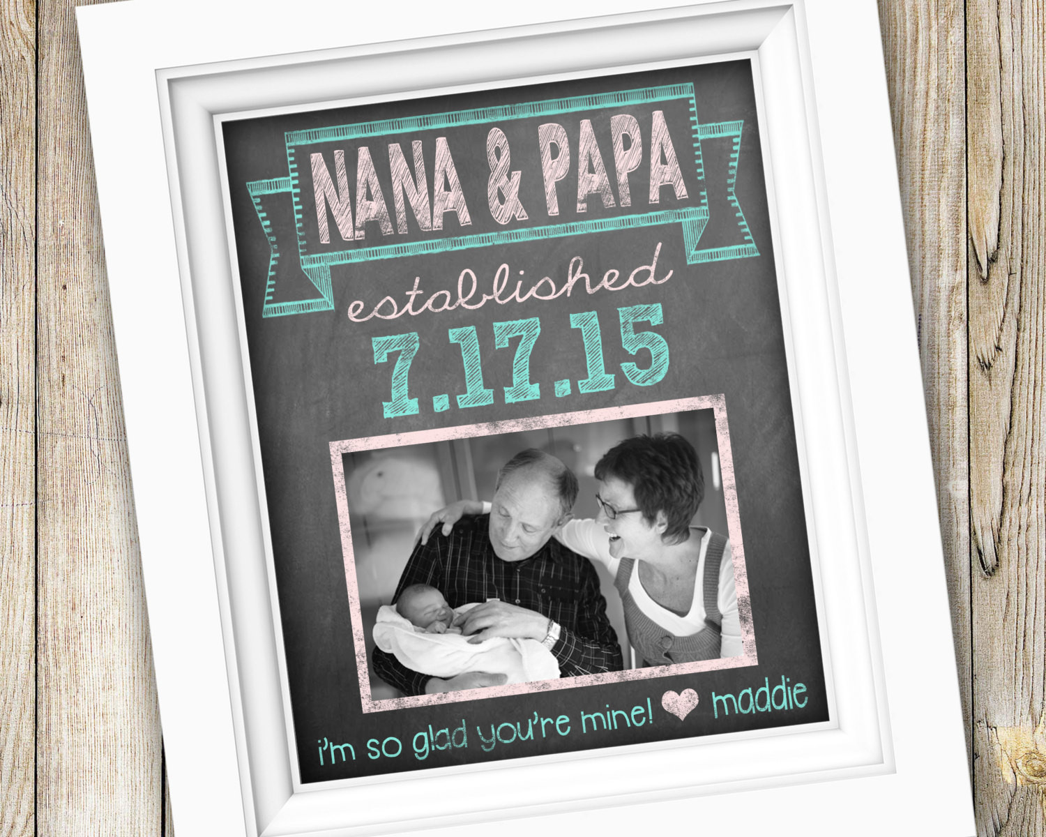 Gift Ideas For New Grandbaby
 New Grandparents Gift Gift From Grandchild Gift For Nana