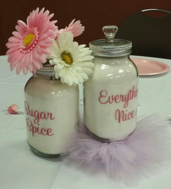 Gift Ideas For Sugar Baby
 Sugar and Spice Baby Shower Centerpieces
