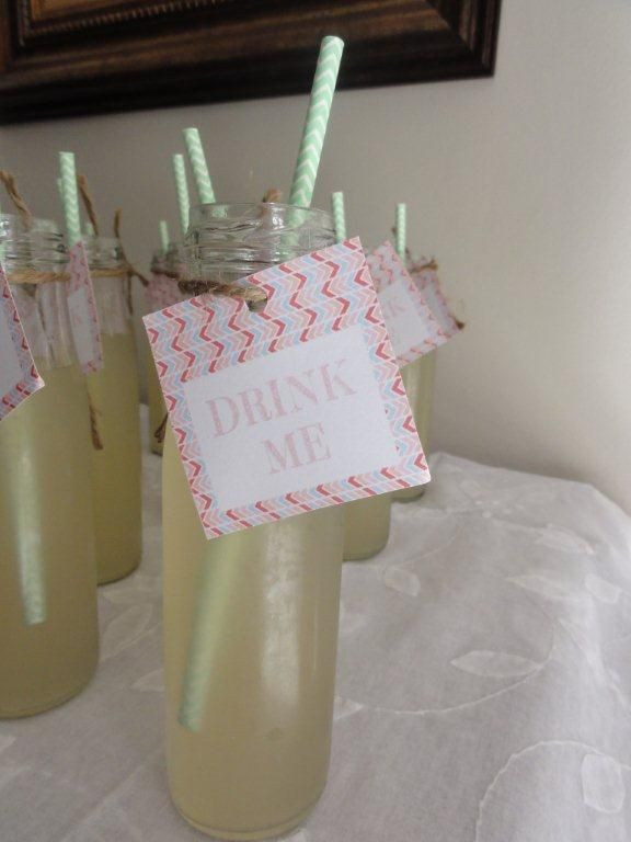 Gift Ideas For Sugar Baby
 "drink me" tags for Sugar and spice baby shower