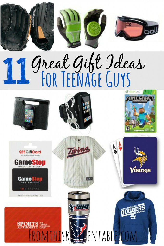 Gift Ideas For Teenager Boys
 Gift Ideas for Teenage Boys From This Kitchen Table