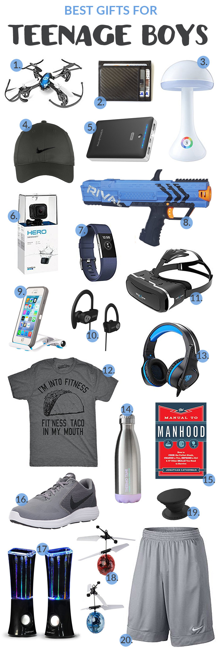 Gift Ideas For Teenager Boys
 Best Gifts for Teenage Boys