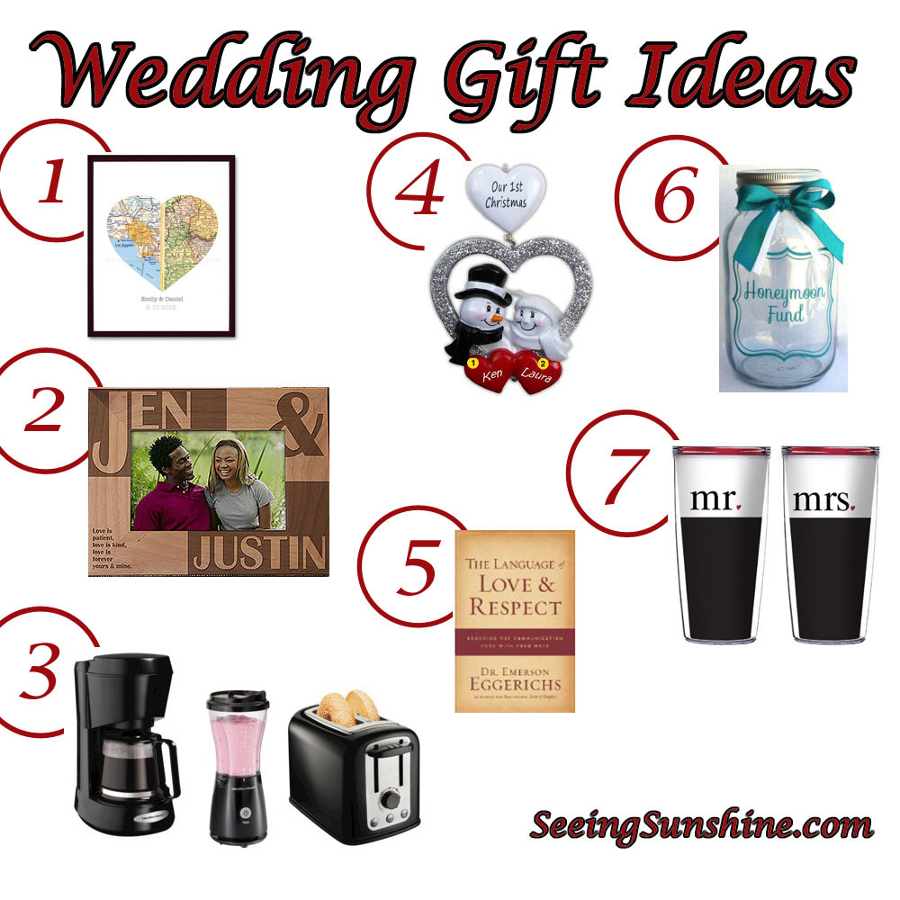 Gift Ideas For Wedding Couple
 Wedding Gift Ideas Seeing Sunshine