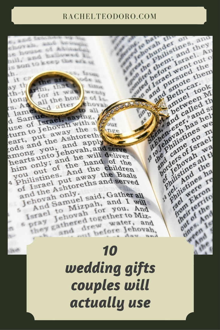 Gift Ideas For Young Married Couples
 10 Wedding Gifts Couples Really Use Rachel Teodoro