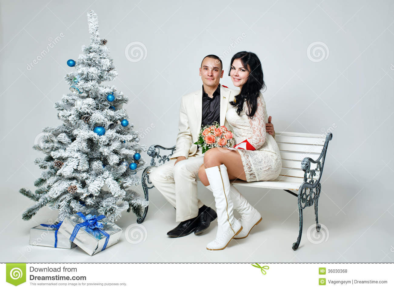 Gift Ideas For Young Married Couples
 Couple And Christmas Royalty Free Stock s Image