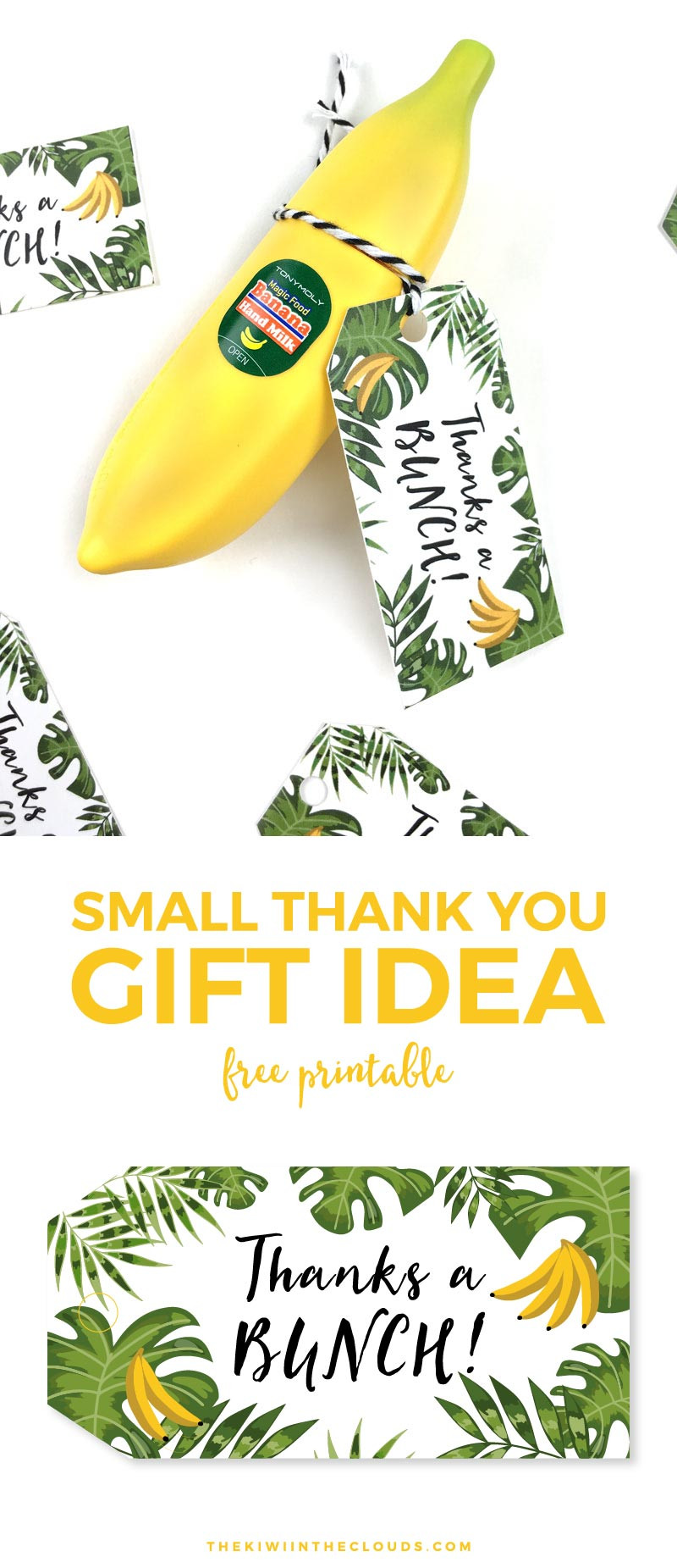 Gift Ideas To Say Thank You
 Small Thank You Gift Idea Tony Moly Banana Hand Milk
