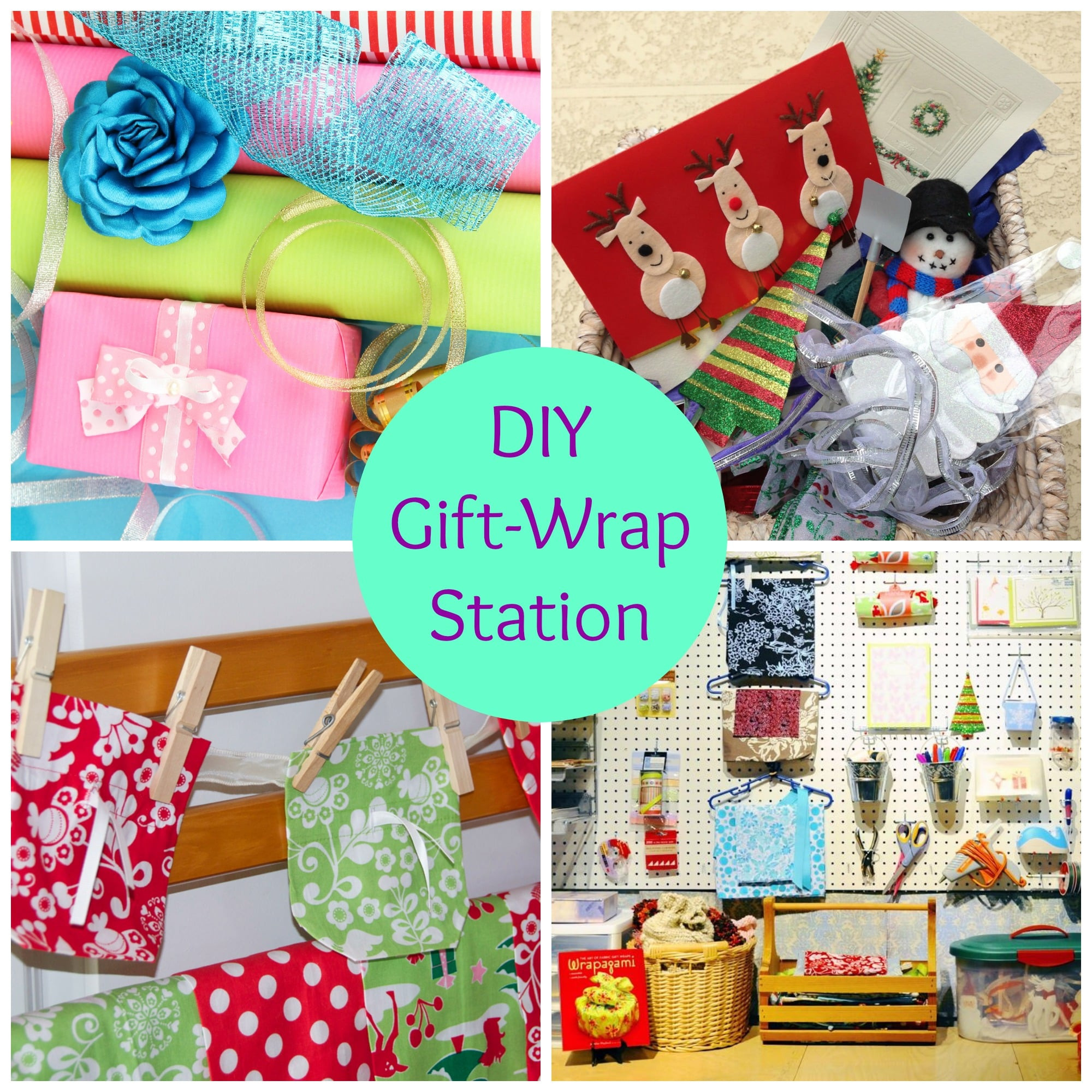 Gift Wrap DIY
 DIY Gift Wrapping Station